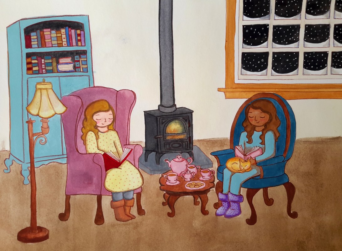 Winter Reading Paula Nasmith